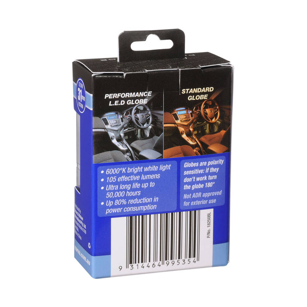 Narva Automotive Globes - Performance LED Festoon 12/24V, 31mm